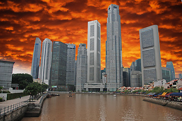 Image showing Storm approaching Singapore