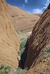 Image showing Colors and Mountains of Australian Outback