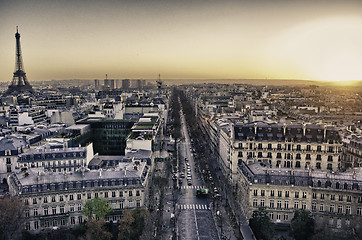 Image showing Architectural Detail of Paris in Winter