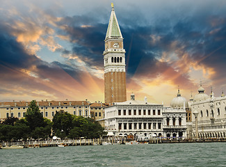 Image showing Piazza San Marco from the Sea, Venice