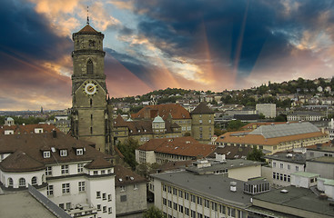 Image showing Sky  and Clouds over Stuttgart