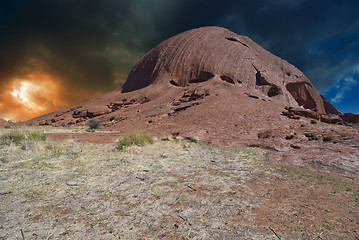 Image showing Colors and Mountains of Australian Outback