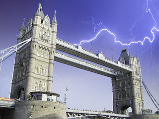 Image showing Tower Bridge in London