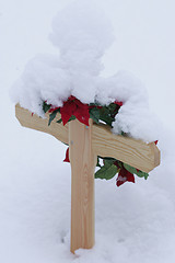 Image showing Wooden cross