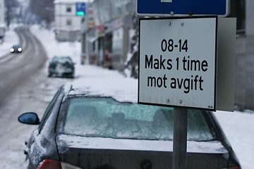 Image showing Parking sign