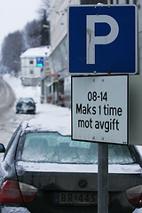 Image showing Parking sign