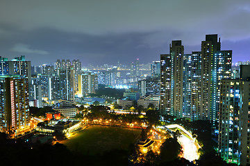 Image showing night in Hong Kong