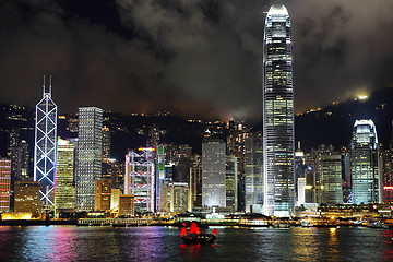 Image showing Hong Kong harbor view