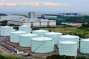 Image showing oil tanks