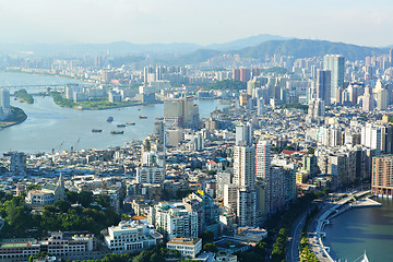 Image showing Macau city view