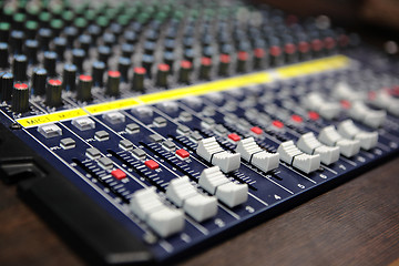 Image showing Sound mixer