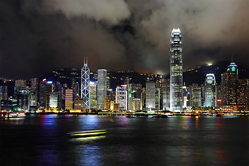 Image showing Hong Kong harbor view