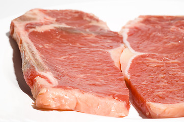Image showing thin sliced shell steaks