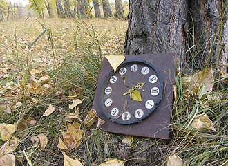 Image showing Broken lost clock