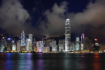 Image showing Hong Kong at night