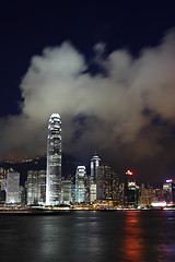 Image showing Hong Kong at night