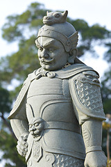 Image showing statue in chinese temple