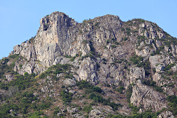 Image showing Lion Rock, symbol of Hong Kong spirit