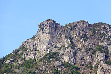 Image showing Lion Rock in Hong Kong