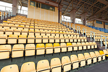 Image showing empty stadium seats