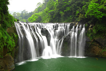 Image showing waterfalls in shifen taiwan