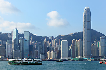 Image showing Hong Kong harbour