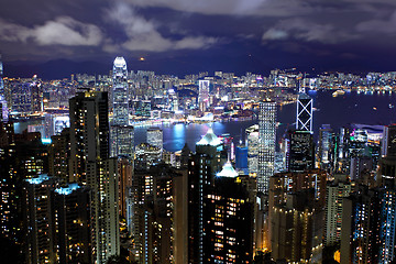 Image showing Hong Kong night