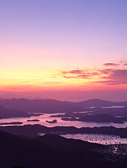 Image showing Sai Kung at morning, Hong Kong