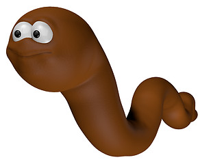 Image showing happy worm