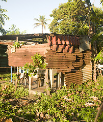 Image showing zinc house building Big Corn Island Nicaragua