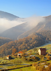 Image showing Serbian mountain village