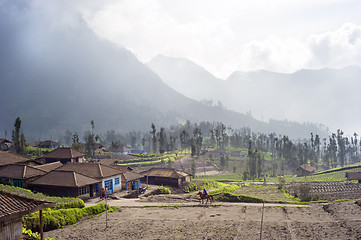 Image showing  Indonesian mountain village