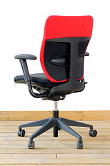 Image showing modern red office chair