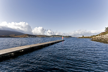 Image showing peer in scottish bay