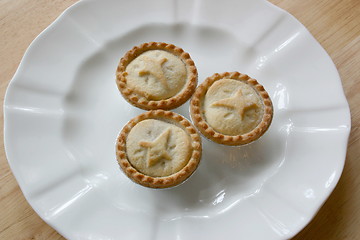 Image showing three fruit pies