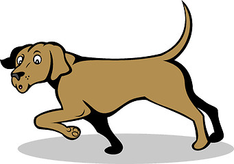 Image showing confused pointer dog 
