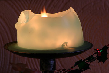 Image showing glowing candle