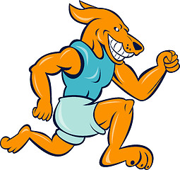Image showing dog running or jogging