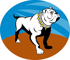 Image showing Proud English bulldog 