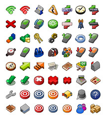 Image showing Wireless and Delivery icon set