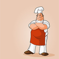 Image showing Portrait of a Chef Clip Art