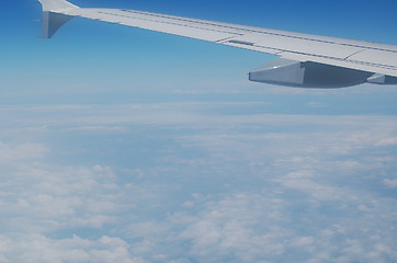 Image showing Lufthansa in the air