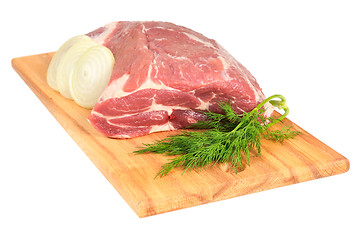 Image showing Piece of pork for roasting