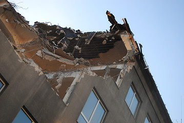 Image showing Demolished building