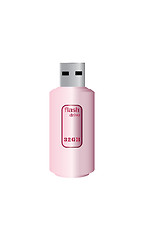 Image showing Pink Flash Drive