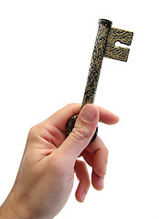 Image showing holding the key