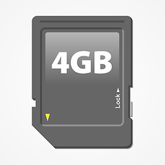 Image showing Memory Card Illustration