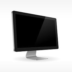 Image showing LCD monitor isolated for presentations