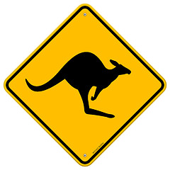 Image showing Kangaroo Sign