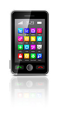 Image showing Touchscreen smartphone